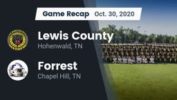 Recap: Lewis County  vs. Forrest  2020