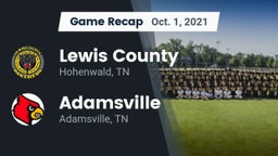Recap: Lewis County  vs. Adamsville  2021