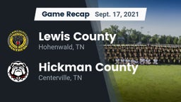 Recap: Lewis County  vs. Hickman County  2021
