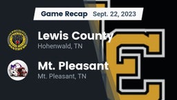 Recap: Lewis County  vs. Mt. Pleasant  2023