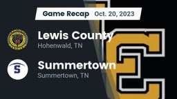 Recap: Lewis County  vs. Summertown  2023