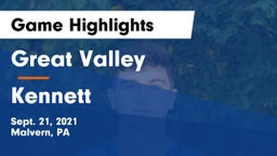 Great Valley  vs Kennett  Game Highlights - Sept. 21, 2021