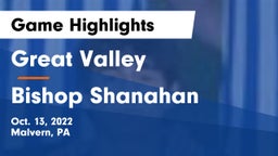 Great Valley  vs Bishop Shanahan  Game Highlights - Oct. 13, 2022