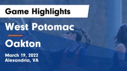 West Potomac  vs Oakton  Game Highlights - March 19, 2022