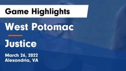 West Potomac  vs Justice  Game Highlights - March 26, 2022