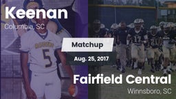 Matchup: W. J. Keenan HS vs. Fairfield Central  2017