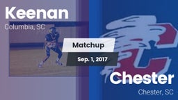Matchup: W. J. Keenan HS vs. Chester  2017