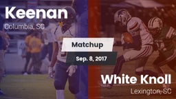 Matchup: W. J. Keenan HS vs. White Knoll  2017