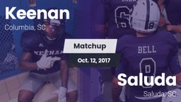 Matchup: W. J. Keenan HS vs. Saluda  2017