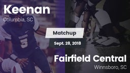 Matchup: W. J. Keenan HS vs. Fairfield Central  2018
