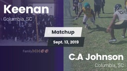 Matchup: W. J. Keenan HS vs. C.A Johnson  2019