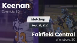 Matchup: W. J. Keenan HS vs. Fairfield Central  2020