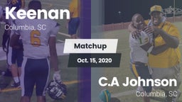 Matchup: W. J. Keenan HS vs. C.A Johnson  2020