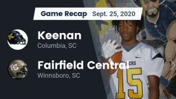 Recap: Keenan  vs. Fairfield Central  2020