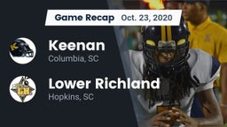 Recap: Keenan  vs. Lower Richland  2020