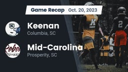 Recap: Keenan  vs. Mid-Carolina  2023