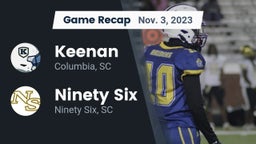 Recap: Keenan  vs. Ninety Six  2023