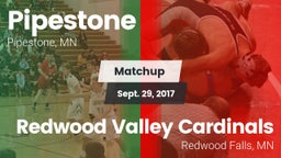 Matchup: Pipestone High vs. Redwood Valley Cardinals 2017
