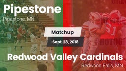 Matchup: Pipestone High vs. Redwood Valley Cardinals 2018
