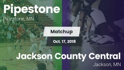 Matchup: Pipestone High vs. Jackson County Central  2018