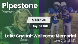 Matchup: Pipestone High vs. Lake Crystal-Wellcome Memorial  2019