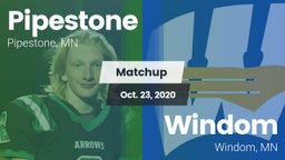 Matchup: Pipestone High vs. Windom  2020
