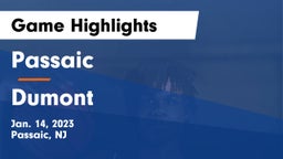 Passaic  vs Dumont  Game Highlights - Jan. 14, 2023