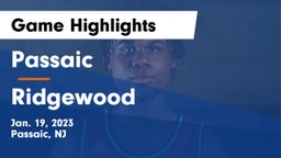 Passaic  vs Ridgewood  Game Highlights - Jan. 19, 2023