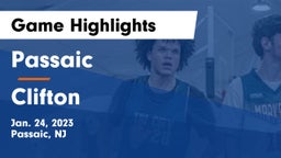 Passaic  vs Clifton  Game Highlights - Jan. 24, 2023