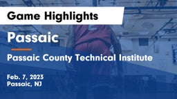 Passaic  vs Passaic County Technical Institute Game Highlights - Feb. 7, 2023