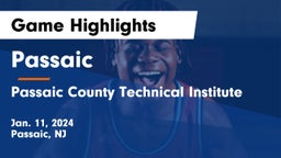 Passaic  vs Passaic County Technical Institute Game Highlights - Jan. 11, 2024