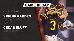 Recap: Spring Garden  vs. Cedar Bluff  2016