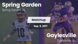 Matchup: Spring Garden High S vs. Gaylesville  2017