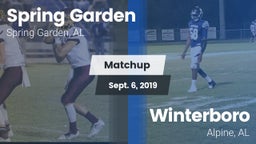 Matchup: Spring Garden High S vs. Winterboro  2019