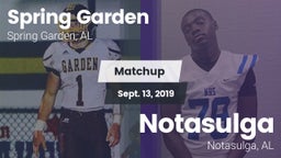 Matchup: Spring Garden High S vs. Notasulga  2019