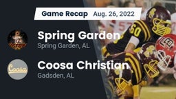 Recap: Spring Garden  vs. Coosa Christian  2022