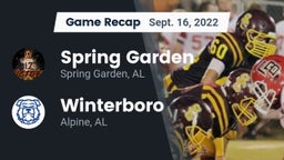 Recap: Spring Garden  vs. Winterboro  2022