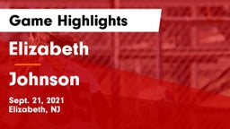 Elizabeth  vs Johnson  Game Highlights - Sept. 21, 2021