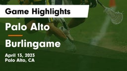 Palo Alto  vs Burlingame  Game Highlights - April 13, 2023