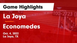 La Joya  vs Economedes  Game Highlights - Oct. 4, 2022