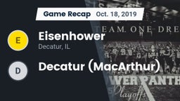 Recap: Eisenhower  vs. Decatur (MacArthur) 2019