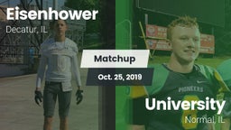 Matchup: Eisenhower High vs. University  2019