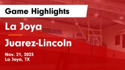 La Joya  vs Juarez-Lincoln  Game Highlights - Nov. 21, 2023