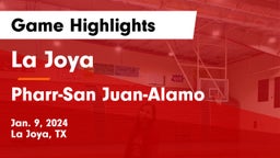 La Joya  vs Pharr-San Juan-Alamo  Game Highlights - Jan. 9, 2024