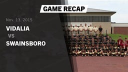 Recap: Vidalia  vs. Swainsboro  2015