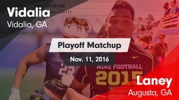 Matchup: Vidalia  vs. Laney  2016