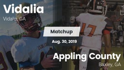 Matchup: Vidalia  vs. Appling County  2019