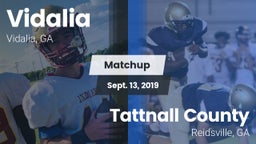 Matchup: Vidalia  vs. Tattnall County  2019