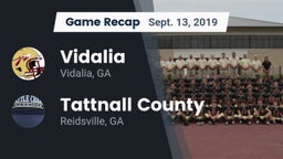 Recap: Vidalia  vs. Tattnall County  2019