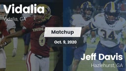 Matchup: Vidalia  vs. Jeff Davis  2020